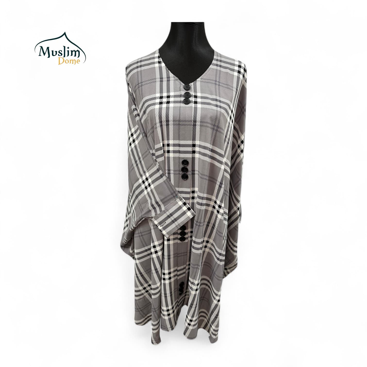 Abaya – Ash Burberry Pattern