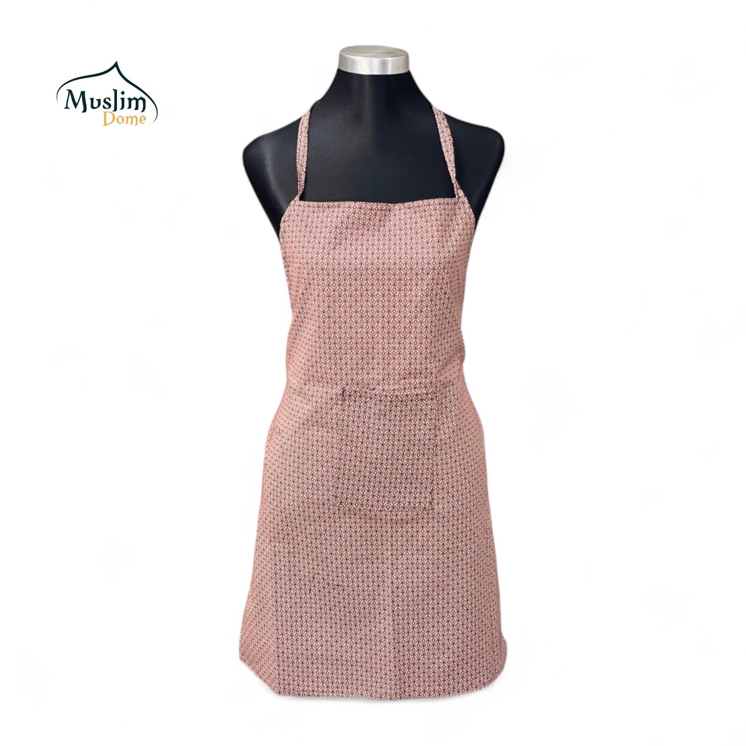 Kitchen Apron with Pockets – Red Design